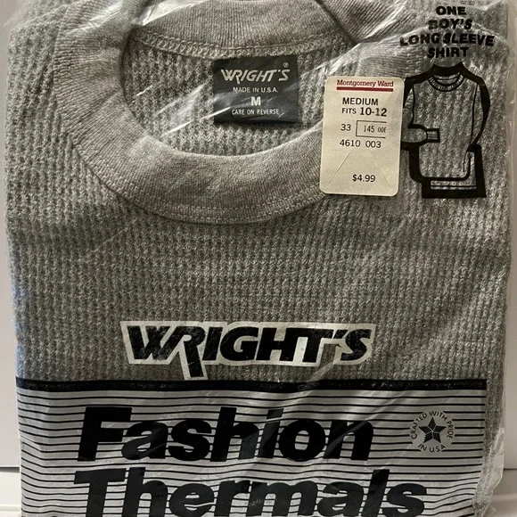 Wright's thermal underwear sale